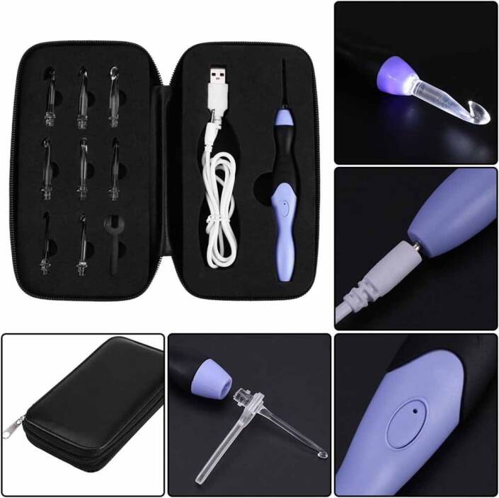 LED Işıklı Tığ Seti 11 Tığ Başlıklı Cüzdanlı Değişken Başlıklı - 1