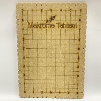 Makrome Tahtası 25x20 Cm - Orivyum