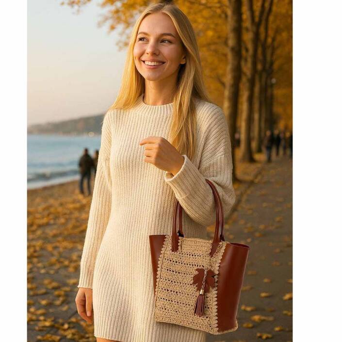 Masal Çanta Seti Deri TODS 2 Model - 5