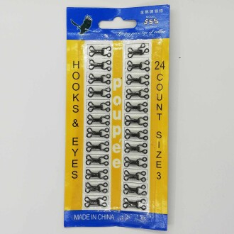 Metal Agraf Kopça No 3 ( 24 Adet ) - Orivyum