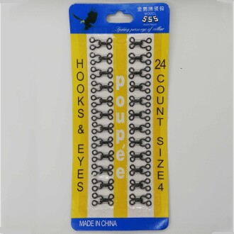 Metal Agraf Kopça No 4 ( 24 Adet ) - Orivyum