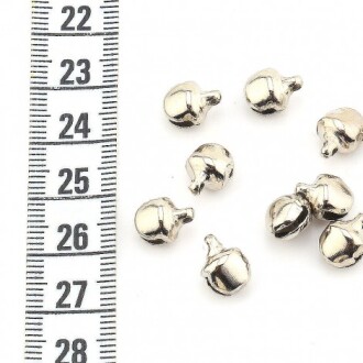 Metal Amigurumi Çıngırak Zili Gümüş - Orivyum