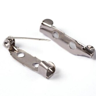 Metal Broş İğnesi Delikli ( 2 Cm ) 10 Adet - Orivyum