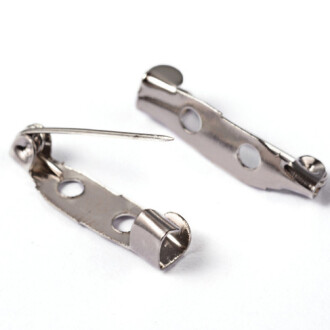 Metal Broş İğnesi Delikli ( 2.5 Cm) 10 Adet - Orivyum