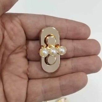 Metal Çanta Kilit T İncili Model ( 5 Adet ) - Orivyum