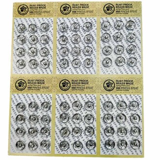 Metal Elbise Çıt Çıt No:1 ( 10 Mm - 72 Adet ) - Orivyum
