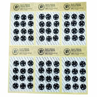Metal Elbise Çıt Çıt No:1 ( 10 Mm - 72 Adet ) - 2