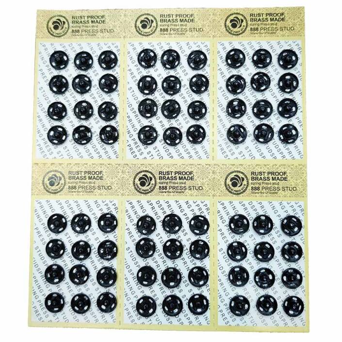 Metal Elbise Çıt Çıt No:1 ( 10 Mm - 72 Adet ) - 2