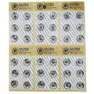 Metal Elbise Çıt Çıt No:2 ( 12 Mm - 36 Adet ) - Orivyum