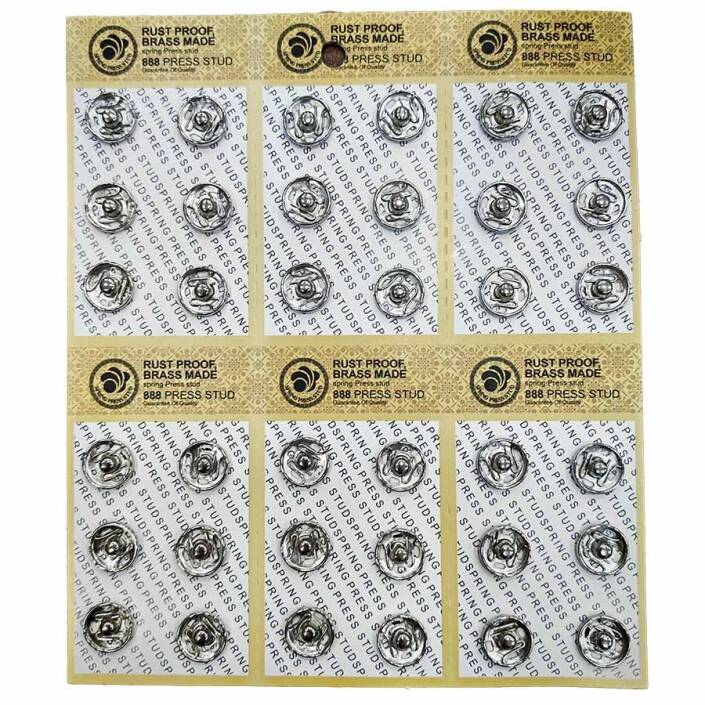 Metal Elbise Çıt Çıt No:2 ( 12 Mm - 36 Adet ) - 1