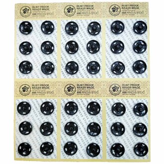 Metal Elbise Çıt Çıt No:2 ( 12 Mm - 36 Adet ) - 2
