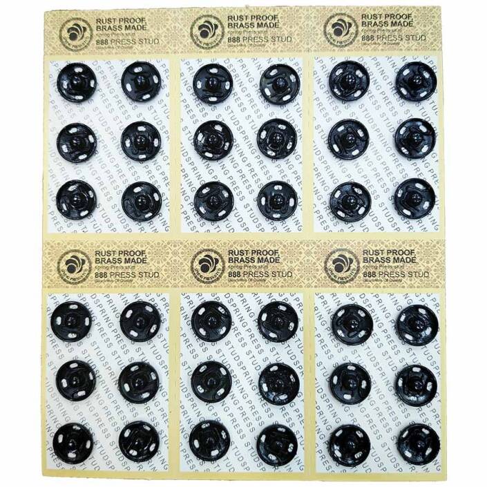 Metal Elbise Çıt Çıt No:2 ( 12 Mm - 36 Adet ) - 2