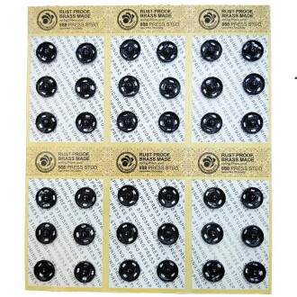 Metal Elbise Çıt Çıt No:3 ( 14 Mm - 36 Adet ) - 2