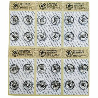 Metal Elbise Çıt Çıt No:4 ( 16 Mm - 24 Adet ) - Orivyum
