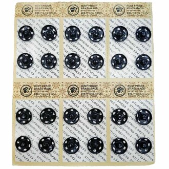 Metal Elbise Çıt Çıt No:4 ( 16 Mm - 24 Adet ) - 2