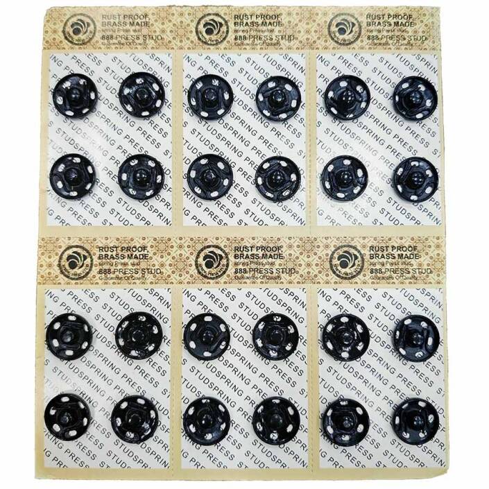 Metal Elbise Çıt Çıt No:4 ( 16 Mm - 24 Adet ) - 2
