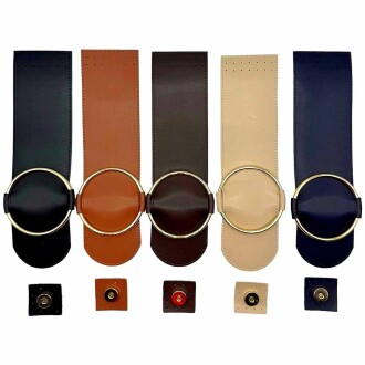 Metal Halkalı Çanta Kapağı - Orivyum