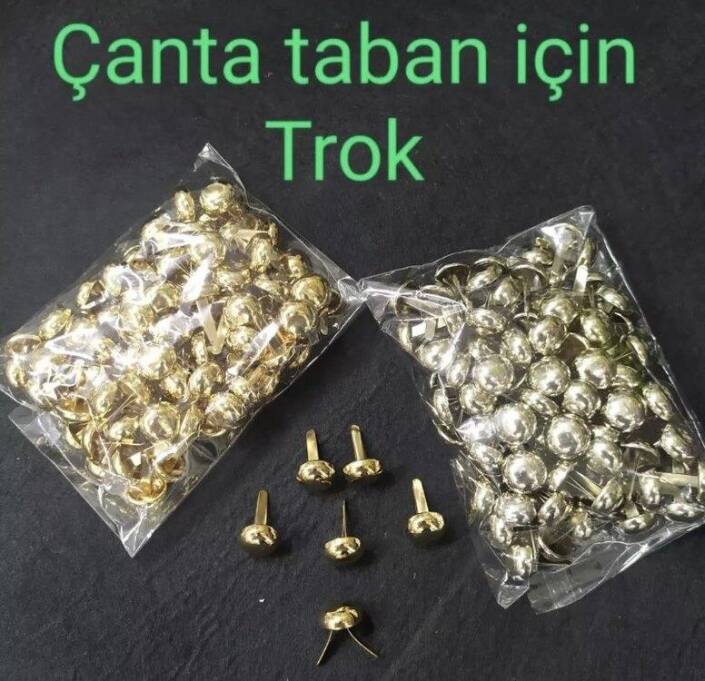 Metal Kabara Çanta Riveti Yuvarlak ( 20 Adet ) - 8