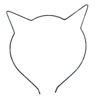Metal Taç Kedi Model ( 1 Adet ) - Orivyum