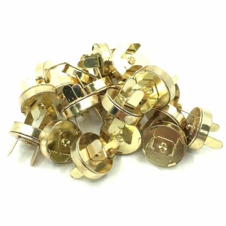 Mıknatıslı Çanta Çıt Çıtı Altın ( 100 Adet ) - Orivyum