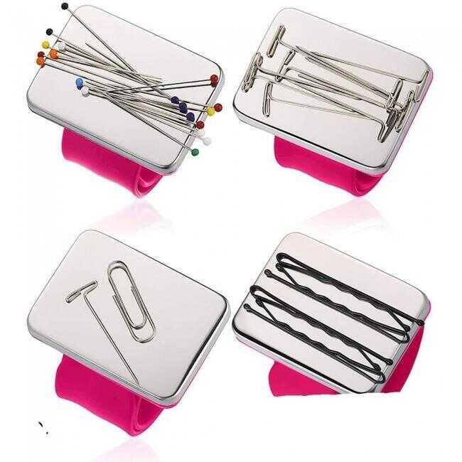 Mıknatıslı İğne Tutucu Bileklikli Kalp - 3