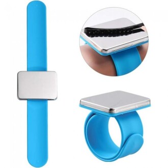 Mıknatıslı İğne Tutucu Bileklikli Kare - Orivyum