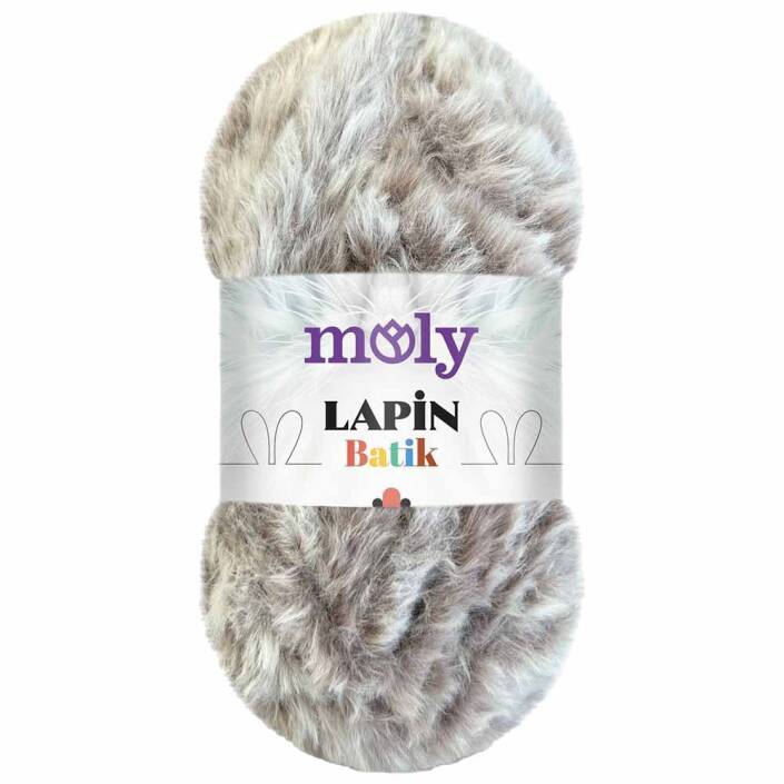 Moly Lapin Batik Tavşan Tüyü Örgü İpi P02 ( 100 Gram ) - 1