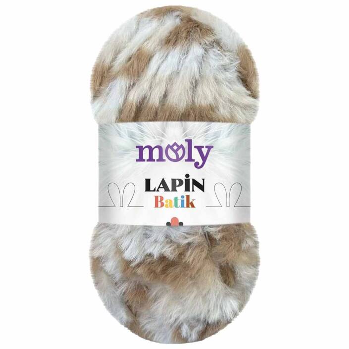 Moly Lapin Batik Tavşan Tüyü Örgü İpi P24 ( 100 Gram ) - 1