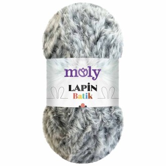 Moly Lapin Batik Tavşan Tüyü Örgü İpi P25 ( 100 Gram ) - Moly