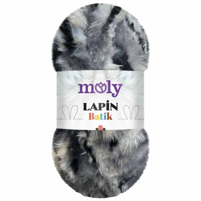 Moly Lapin Batik Tavşan Tüyü Örgü İpi P251 ( 100 Gram ) - 1