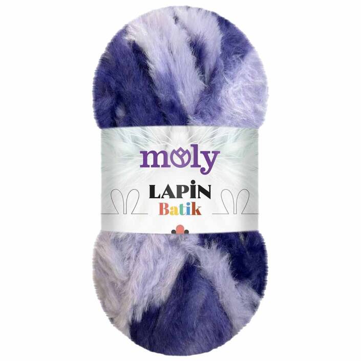 Moly Lapin Batik Tavşan Tüyü Örgü İpi P26 ( 100 Gram ) - 1