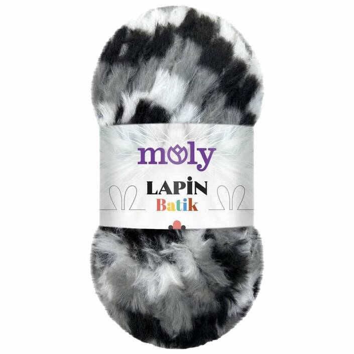 Moly Lapin Batik Tavşan Tüyü Örgü İpi P28 ( 100 Gram ) - 1