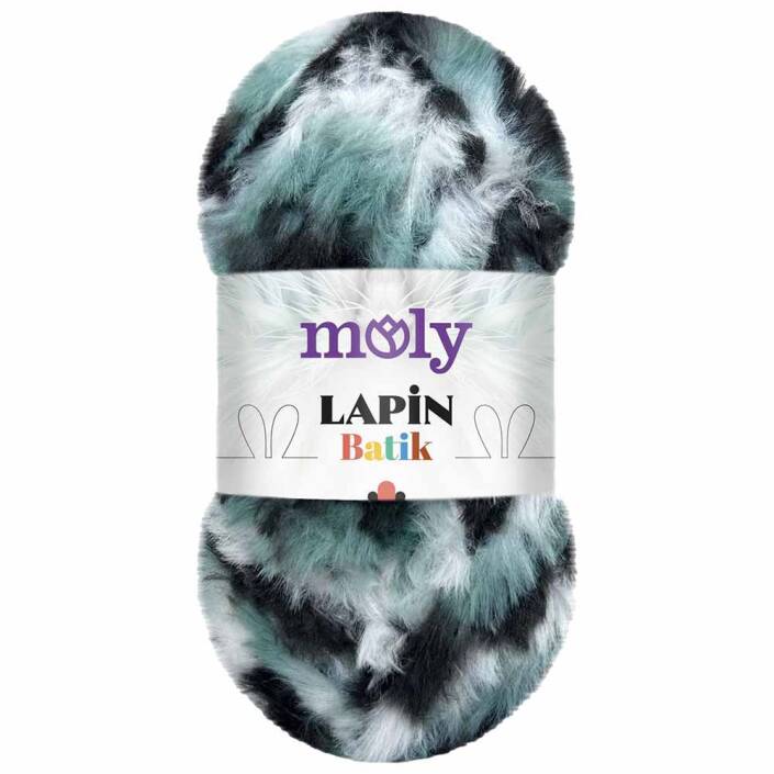Moly Lapin Batik Tavşan Tüyü Örgü İpi P30 ( 100 Gram ) - 1