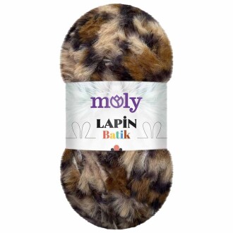 Moly Lapin Batik Tavşan Tüyü Örgü İpi P31 ( 100 Gram ) - Moly