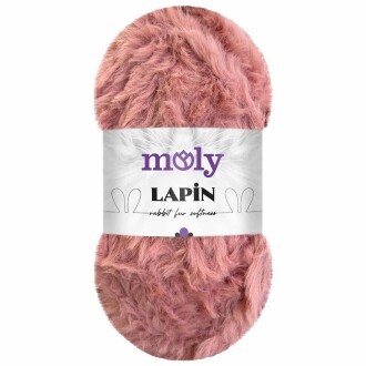 Moly Lapin Tavşan Tüyü Örgü İpi S16 Pudra ( 100 Gram ) - Moly