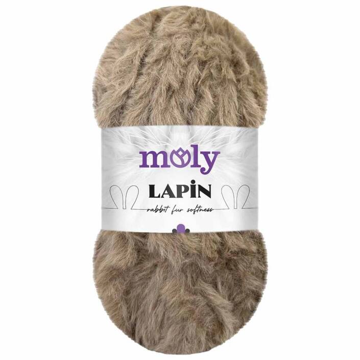 Moly Lapin Tavşan Tüyü Örgü İpi S32 Bej ( 100 Gram ) - 1