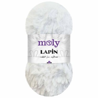 Moly Lapin Tavşan Tüyü Örgü İpi S500 Pembe ( 100 Gram ) - Moly
