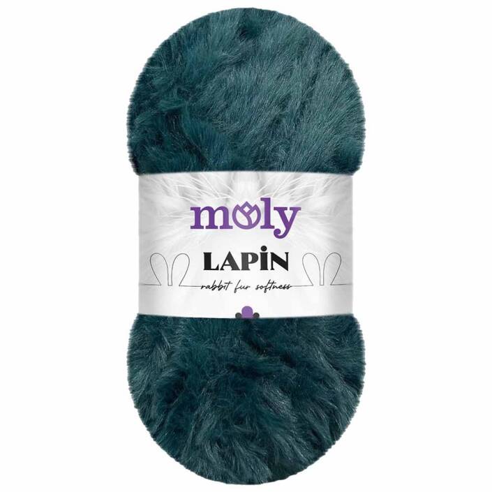 Moly Lapin Tavşan Tüyü Örgü İpi S505 Zümrüt ( 100 Gram ) - 1