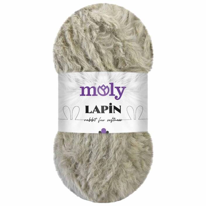 Moly Lapin Tavşan Tüyü Örgü İpi S509 Bej ( 100 Gram ) - 1