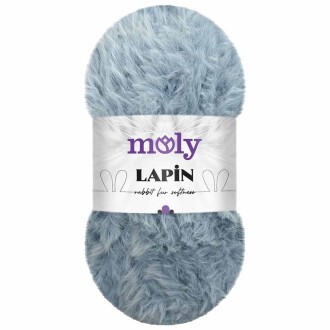 Moly Lapin Tavşan Tüyü Örgü İpi S601 Bebe Mavi ( 100 Gram ) - Moly