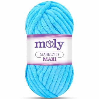 Moly Marigold Maxi Kadife İp ( 200 Gram ) Açık Mavi - Moly