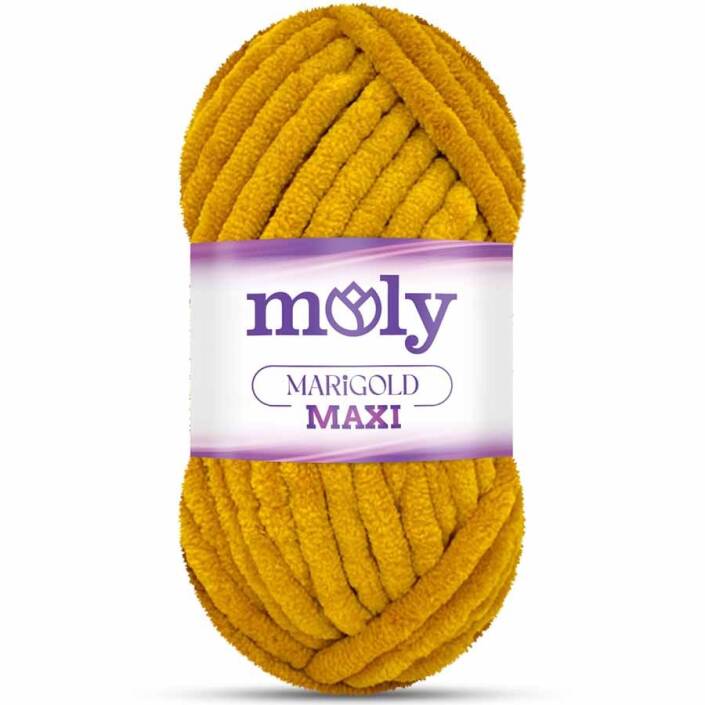 Moly Marigold Maxi Kadife İp ( 200 Gram ) Hardal - 1