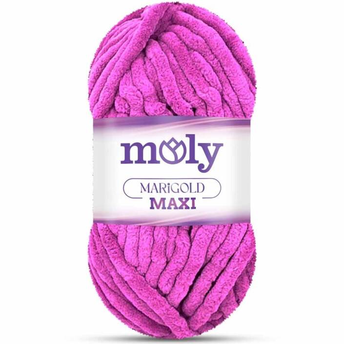 Moly Marigold Maxi Kadife İp ( 200 Gram ) Lila - 1