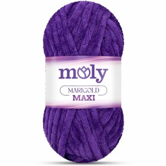 Moly Marigold Maxi Kadife İp ( 200 Gram ) Mor - 