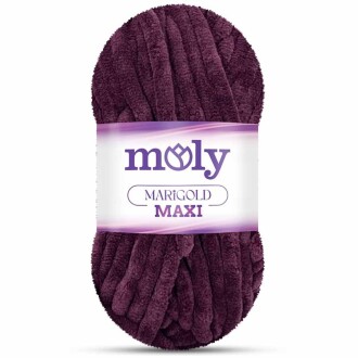 Moly Marigold Maxi Kadife İp ( 200 Gram ) Mürdüm - Moly