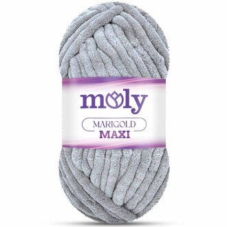 Moly Marigold Maxi Kadife İp ( 200 Gram ) Orta Gri - Moly