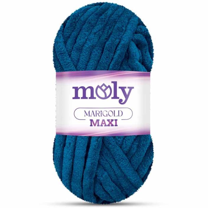 Moly Marigold Maxi Kadife İp ( 200 Gram ) Petrol - 1