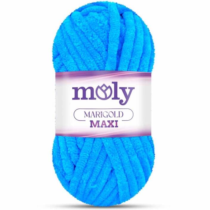 Moly Marigold Maxi Kadife İp ( 200 Gram ) Turkuaz - 1