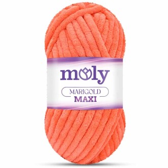 Moly Marigold Maxi Kadife İp ( 200 Gram ) Turuncu - Moly