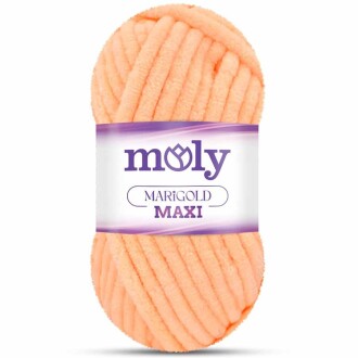 Moly Marigold Maxi Kadife İp ( 200 Gram ) Yavruağzı - Moly